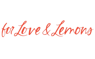 For Love and Lemons logo in orange For Love and Lemons logo in orange