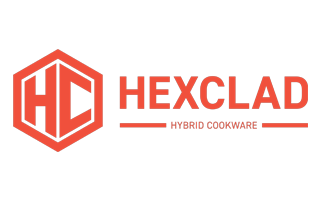 Hexclad logo in orange Hexclad logo in orange