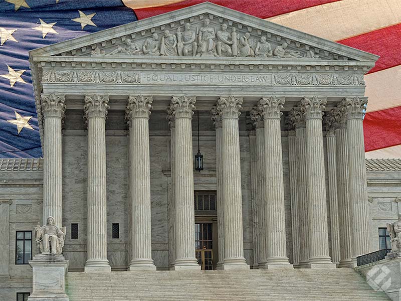 Image of Supreme Court building and McLaughlin v. McKesson ruling