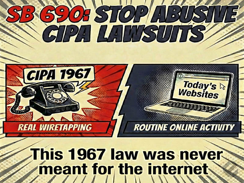 United Against CIPA Shakedown Lawsuits: EIA Continues Advocacy in Support of California Senate Bill 690